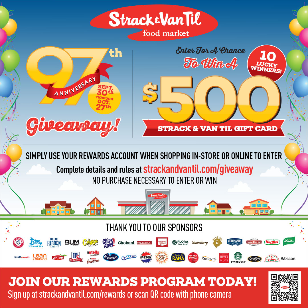 Strack & Van Til 97th Anniversary Sweepstakes